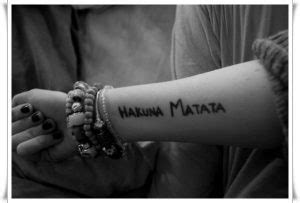 30 Amazing Hakuna Matata Tattoos